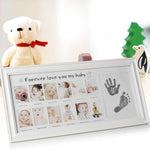 Load image into Gallery viewer, Baby Photo Frame with Handprint Footprint Inkpad
