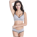 Load image into Gallery viewer, Momma&#39;s Cute &amp; Comfy Bra And Panty Set - Gray

